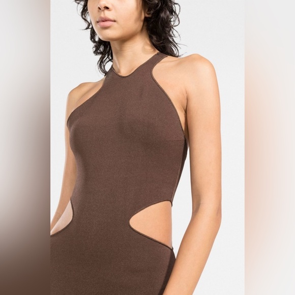There Was One Cut-Out Knitted Midi Dress Size Small Made In Italy EUC - Picture 1 of 13